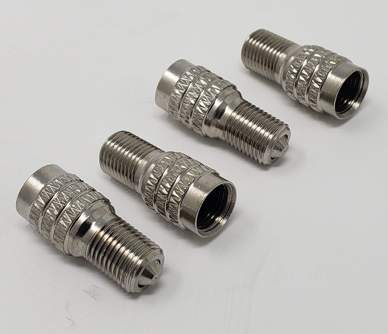 Muzzys -Pack of 20- Double Seal Flow Through Valve Stem Tire Extension Caps, Inflate Thru for High Pressure Truck Car RV Semi Tires, Inflate Tire and Check Pressure Without Removing The Caps V2B DS-1 - Image 4